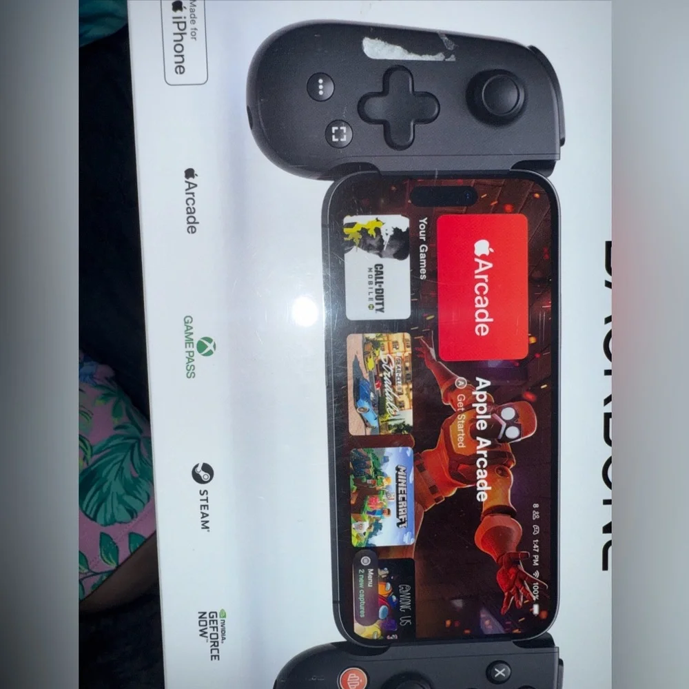 Apple Black and White Gaming Console